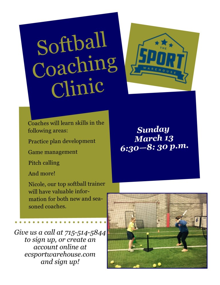 Softball Coaching Clinic this Sunday to help coaches prepare! EC